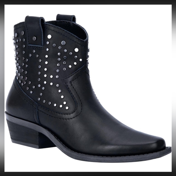 dingo Shoes - Dingo Dusty Leather Ankle Studded Boots